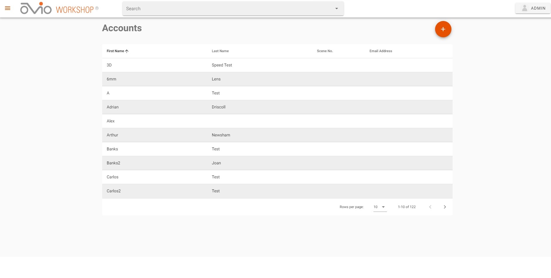 Accounts Page