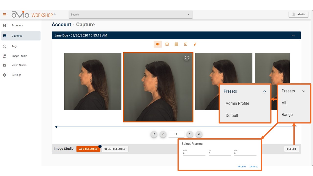 Images Tab