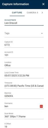 Capture Information